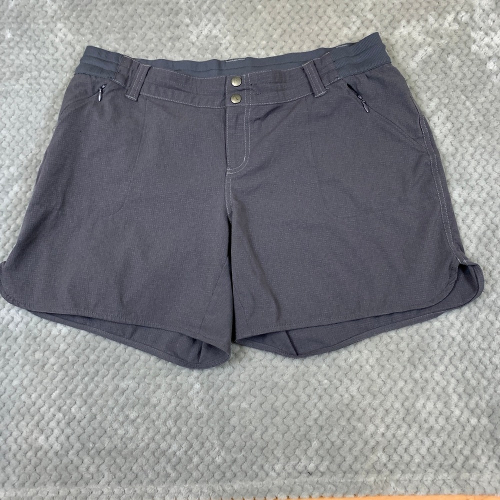 Kuhl‎ Womens Charcoal Gray Hiking Shorts Size 14 Ripstop Outdoor Activewear